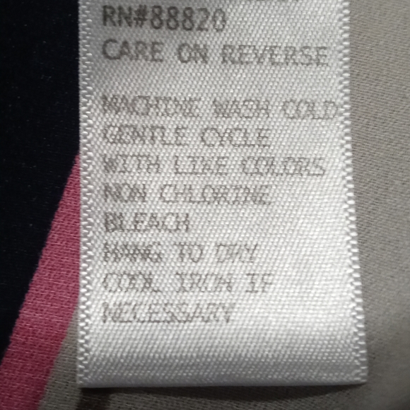 Willi Smith Tank Top with Grey Black Pink Stripes Size XL - Picture 10 of 10